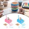 Children's Electric Pottery Wheel, Craft Toys, Mini Handmade Ceramic Machine for