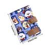 Cute Zipper Hasp Short Wallet PU Leather-Capacity Coin Purse Little Bear Puppy Card Holder Women Girls
