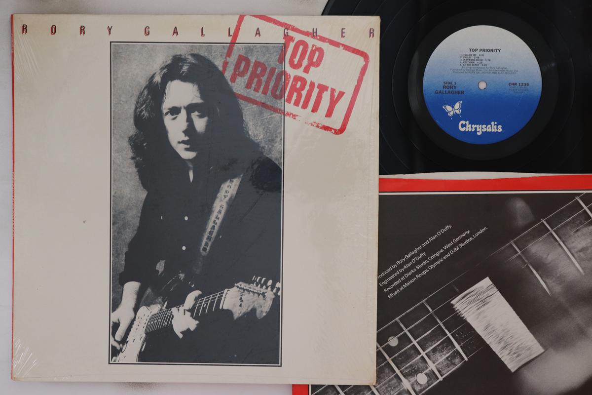 

LP Record RORY GALLAGHER Top Priority CHR1235 CHRYSALIS 1979 US Rock Used