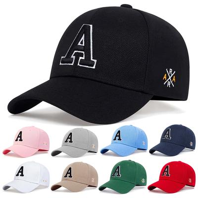 Unisex Letter A Side AR Baseball Cap Adjustable Outdoor Leisure Travel Hat Fashion Cotton Dad Hats Hip Hop Caps Golf Cap Trucker Hat