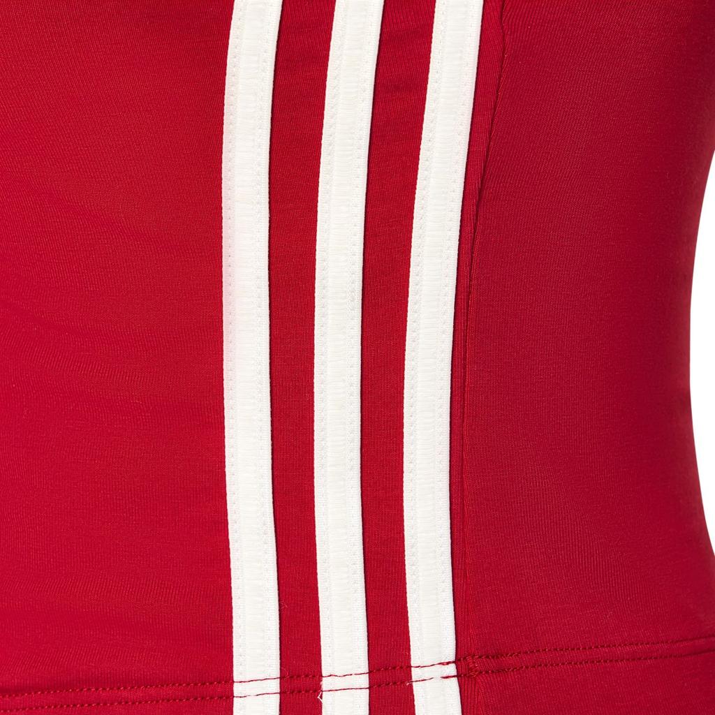 Adidas Originals Three Stripes Short Knit Sports Polo Sleeveless Vest Women tops KY5695