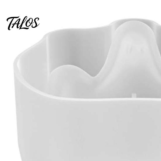 Aromatherapy Wax Container Halloween Ghost Storage Bowl Silicone Mold, DIY Jewelry Dish Candy Small Resin Casting Mold Desktop Organizer for