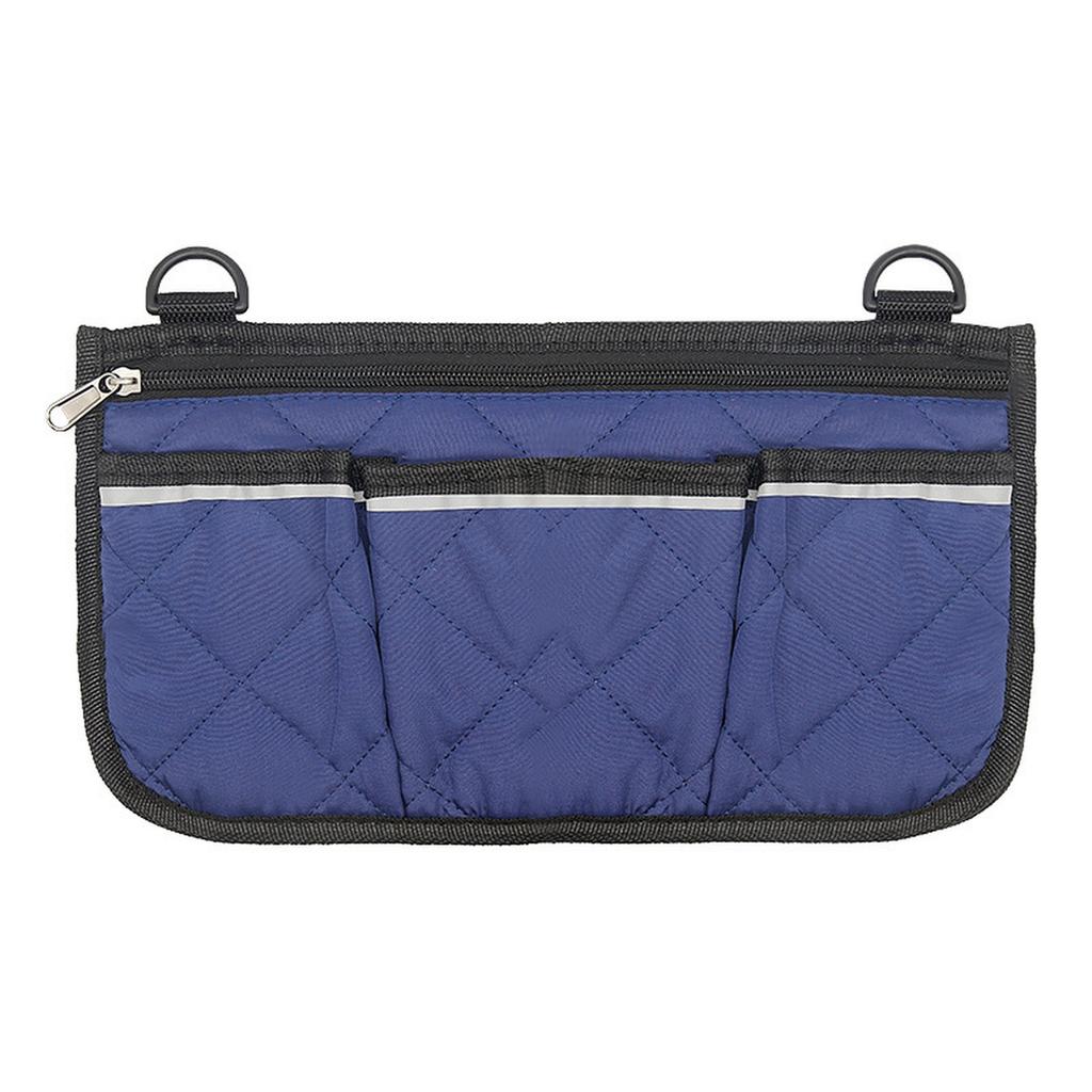 Rollstuhl-Seitenarmlehnen-Tasche Reflektierender Streifen Tragbare Polyester-Aufbewahrungs- und Hänge-Tasche