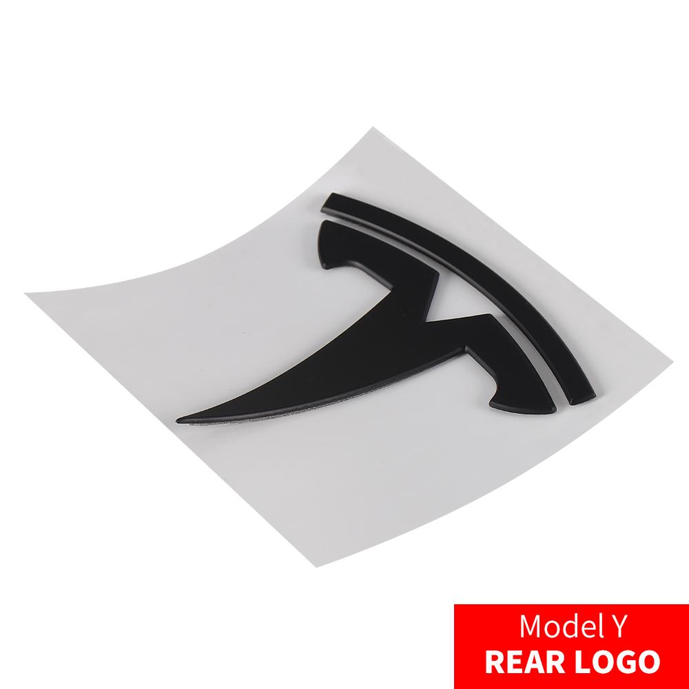 3D Styling Car Front Hood Emblem Rear Trunk Badge Sticker For Tesla Model 3 Model S X Model Y 2022 Roadster SpaceX Cybertruck