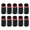 10Pcs Golfs Iron Ferrules, Golfs Tapered Ferrule for Parallel Shaft, Collared Rubber Ferrules with Rings for Golfs Iron