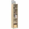 VidaXL CD Cabinets 2 Pcs Sonoma Oak 21x16x93.5 Cm Chipboard 802699
