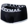Boxer JOCKMAIL Brand Cotton Material Open Back Style Men's Underwear Clashing Colours Casual Sports Sexy Open Buttocks Underpants