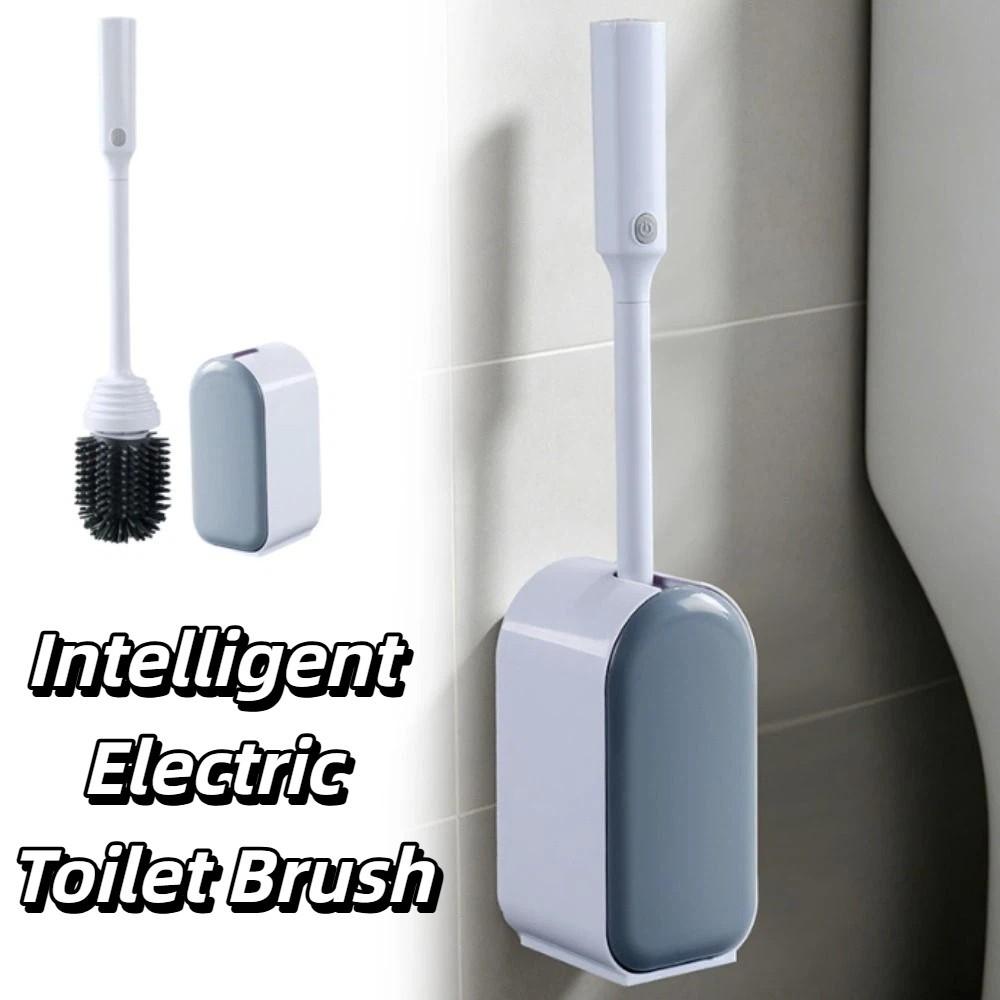 Smart Intelligent Toilet Brush Electric Smart Toilet Brush Toilet Brush With Base  Bathroom