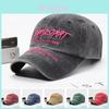 Cotton Baseball Cap With Embroidered Letters Sunshade Adjustable For Spring Summer Men Women