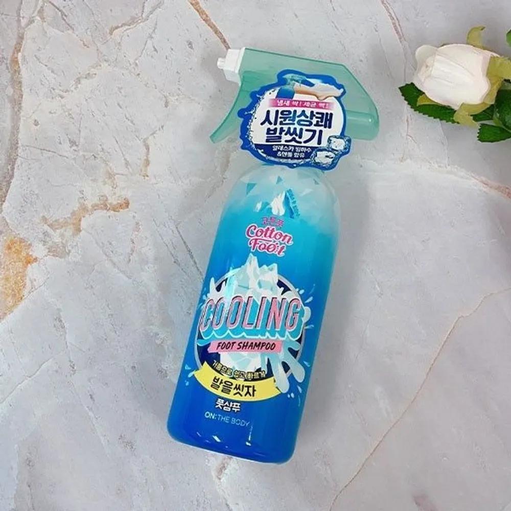 Foot Care ON THE BODY Cotton Foot Cooling Foot Shampoo 385ml