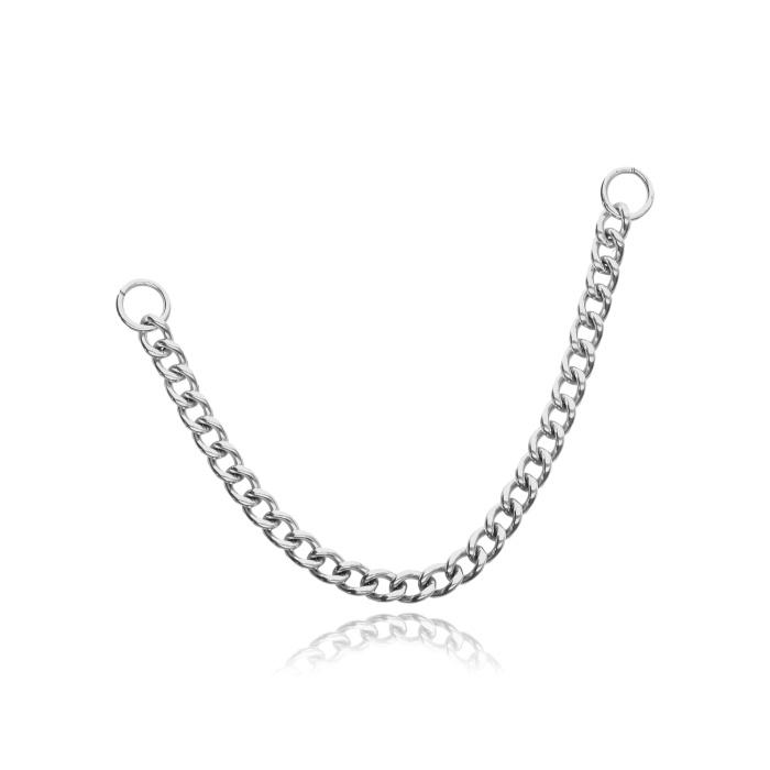 Titanium Chain - Silver - D-061 30 Mm