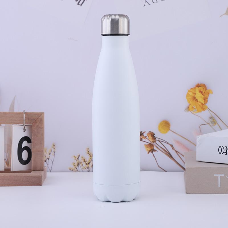 Portable  Large Capacity  Thermos Cup 500ml Vacuum Flasks Portable Stainless Steel Thermos Cup Water Bottle Travel Tea Mug Office Thermos Cup