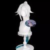 Feixiao Cosplay Wig Game HSR Feixiao Silver White Blue Gradient Long Heat Resistant Synthetic Hair Halloween Wigs + Wig Cap
