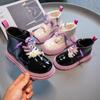 Fashion cute girls short boots autumn new soft-soled non-slip cartoon casual boots