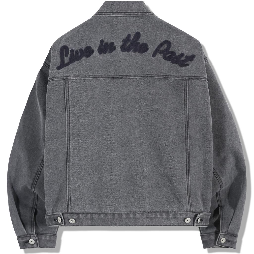 Gubin Heavy Cotton Trucker Jacket - Gray