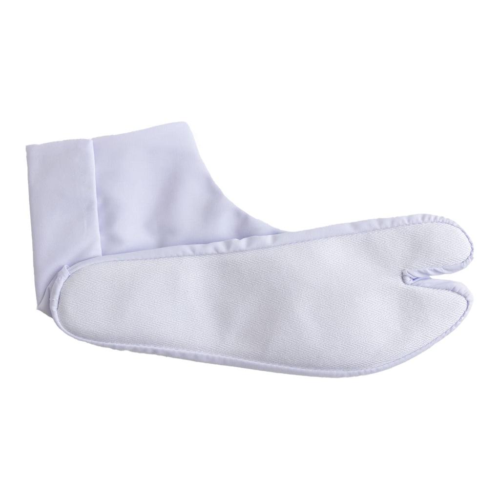 Fukusuke White Tabi Socks with 4 Kohaze Tabi Socks for Women [KYOETSU] Japanese-made (27.5)