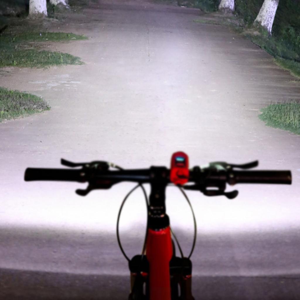Electric Bike Horn Bike Light Waterproofs Bicycles Front Light 110dB Bicycles Electric Horn Front Headlight Enduring