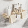 Hanging Sink Faucet Organizer Plastic Sponge Storage Rack Practical Faucet Drain Rack  for Kitchen