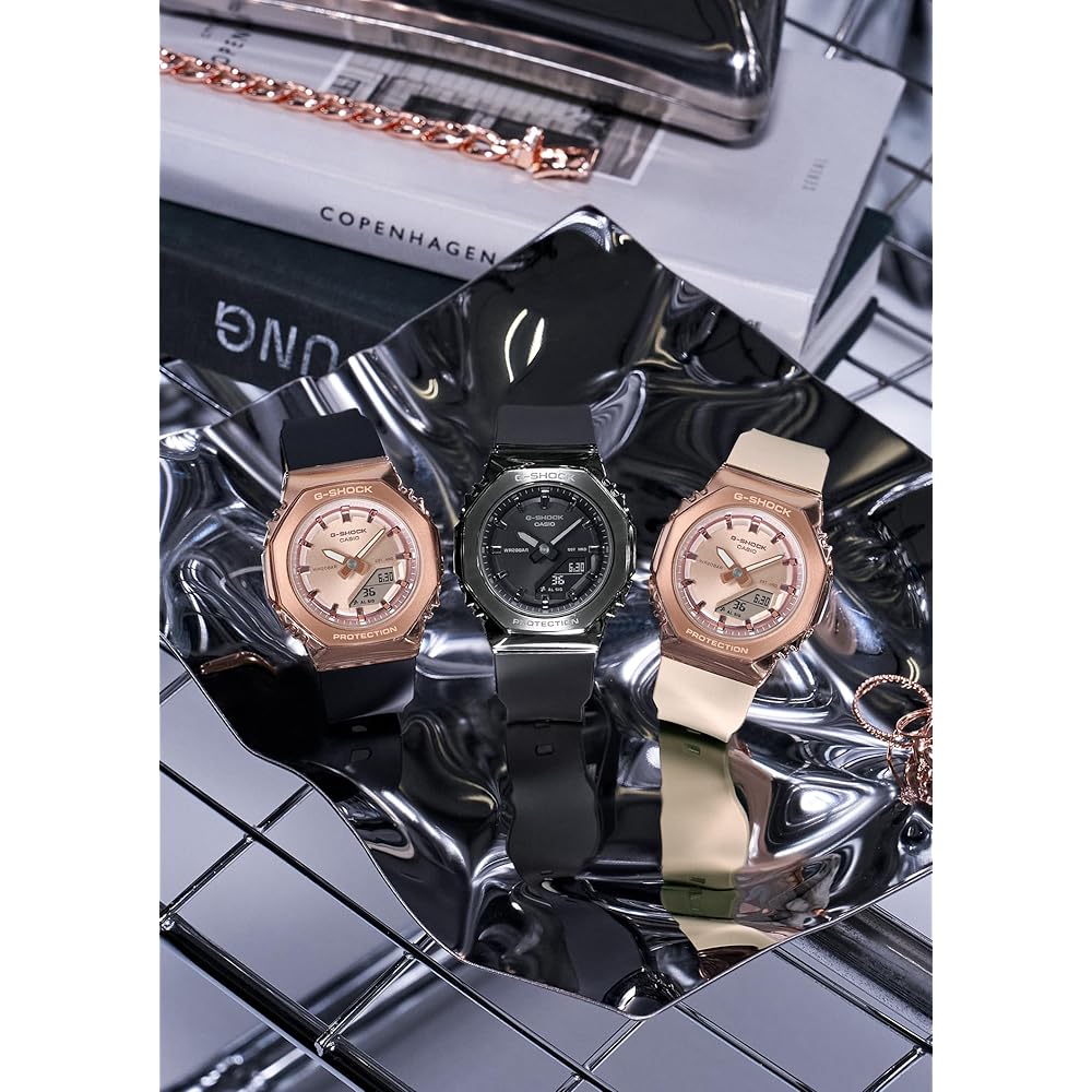 Casio G-Shock GM-S2110B-8AJF Mid-Size Women's Watch Metal Covered Eco-Friendly Material Dark Gray