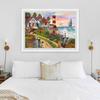 New 5D DIY Diamond Painting Landscape Head Diamond Embroidery Sea View Cross Stitch Full Round Drill Home Decor Art Gift