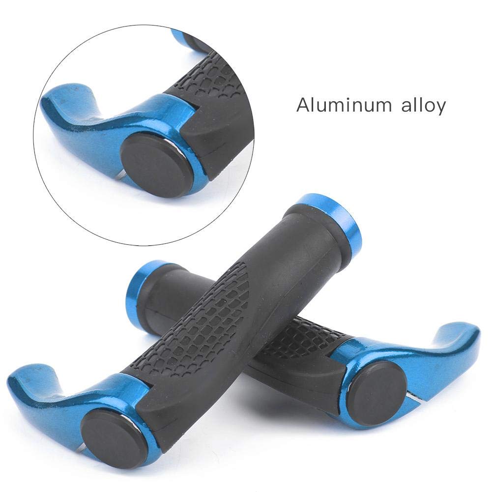 high bicycle handlebar grip mountain bike handlebar bicycle riding blue Anti-slip double-lock design, strength, easy-to-install kit, grips, equipment,