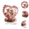2D Acrylic Ornamas Art Ornaments Ornament Collectable Decoration Plagal for Drassing Bedroom Shelf