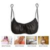 Sujetador Desechable - Sujetador de Ropa Interior Superior Desechable para Spa de Mujer para Bronceado con Spray, Empaquetado Individualmente (Blanco)