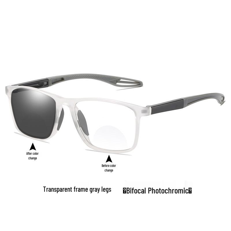 Photochromic Multi-Focus Reading Glasses: High-Definition, Blue Light Blocking for Men and Women. Perfect for Middle-Aged and Seniors.