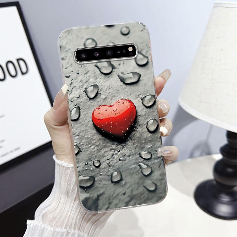 For Samsung S10 Plus S10 5G4G S10E Case Transparent Cover For Samsung Galaxy S10+ Marble Clear Soft Silicone Phone Case Fundas