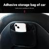 Multifunctional Leather Storage Organizers Bag Suitable for Cars Daily Commute Ensuring Orderly Arrangement of