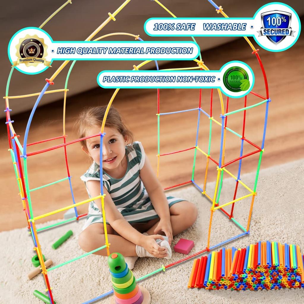 Diy Color 4D Build Blocks Plastic Stitching Insertion Building Assembly Blocks Montessori Building Blocks Children'S Puzzle Toys