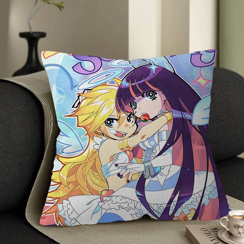 Panty And Stocking With Garterbelt Pillow Cover Sofa Cushion Cover Home Room Decoration Children Gift