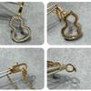 High Version V Jinqijia Diamond-encrusted Hollow Gourd Collarbone Necklace Female Straight