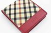 Daks HouseCheck Bifold Wallet, Red