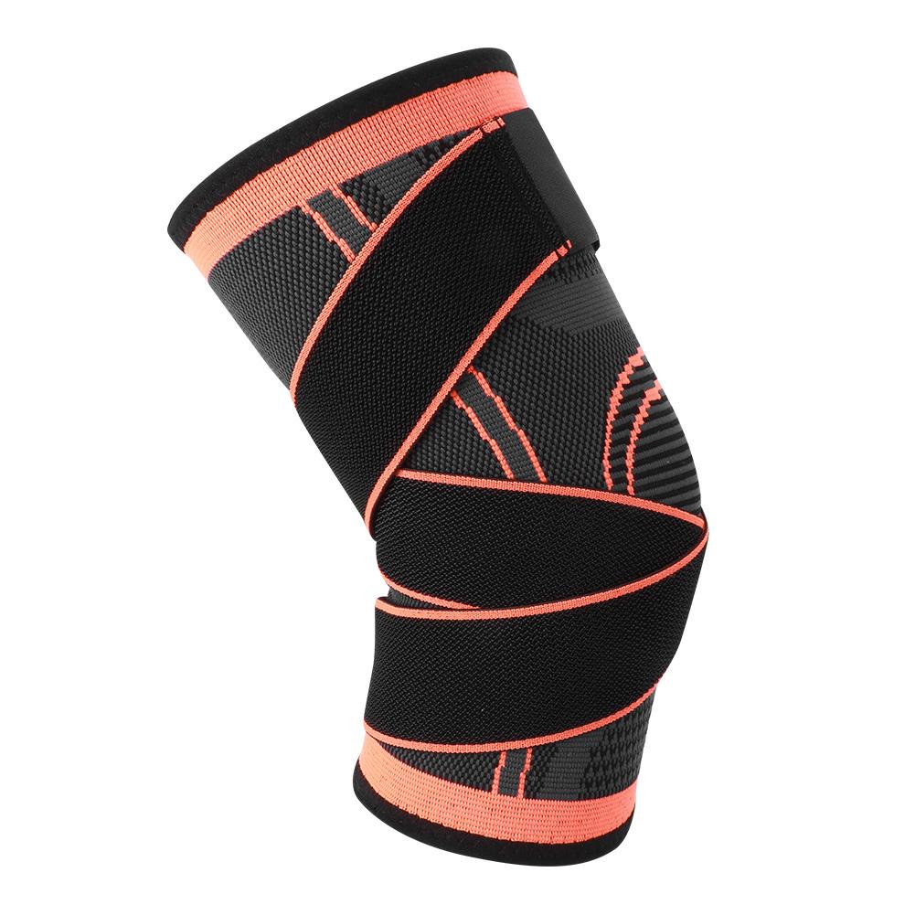 Sport Compression Kneecap Knitting Elastic Support Bandage Antiskid Protective GearKneecap Protective Gear M
