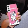 Pink Unicorn Rainbow Phone Case For Samsung Galaxy S24 S25 Edge S26 Ultra S23 S22 S21 Plus S20 FE + Personalized Print Cover Gal