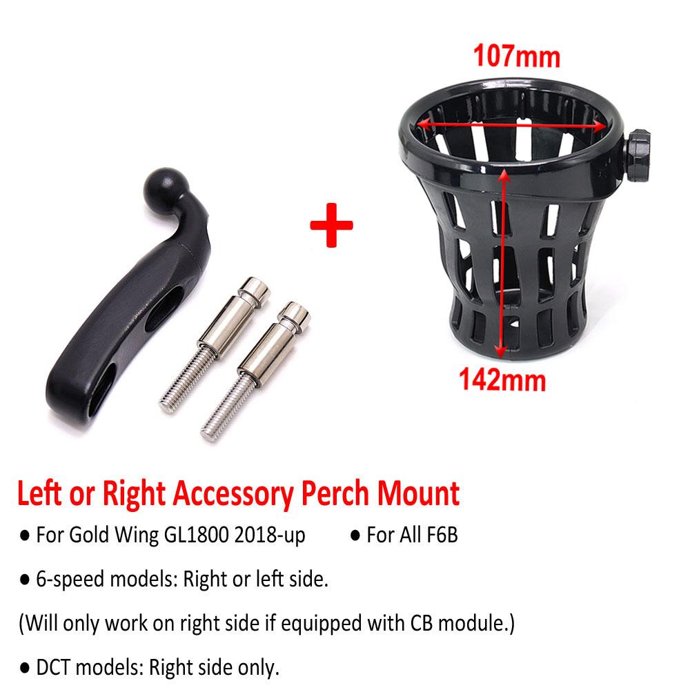 Gold Wing Motorrad Beifahrer Wasserflasche Trinkbecher Netzkorb Halterung Für Honda Goldwing GL 1800 GL1800 F6B