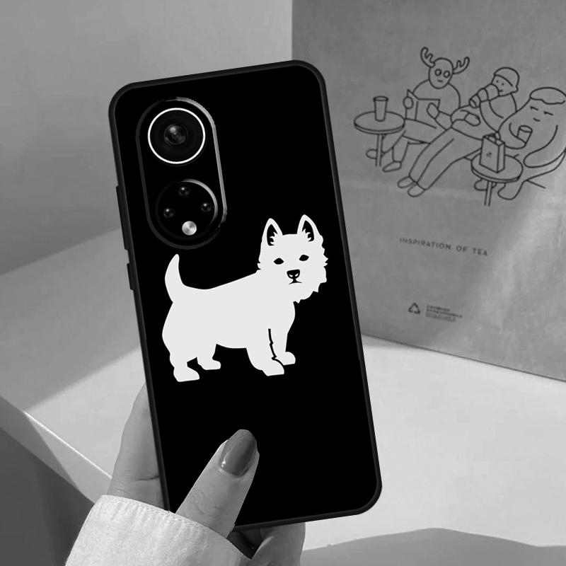 West Highland Terrier Westie For Honor Magic 8 5 6 7 Pro Case For Honor 400 200 Lite 50 70 90 X8c X8b X9a X9b X9c X9d Win