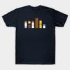 Men Black Print T-shirt Galactic Color Theory No-Cut Transfer Paper Print Cotton Tshirt