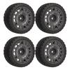 4 Pcs RC Car Tire Rubber Wheels High Wear Resistance Strong Cushioning 1Celsius10 RC On Road Tyres for
