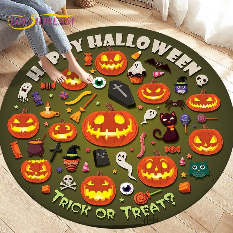 Cartoon Gamer Game Controler Area Koberec,Koberec s kulatým kobercem do obývacího pokoje Ložnice Dekorace,Děti si hrají plazící se protiskluzová podložka na podlahu