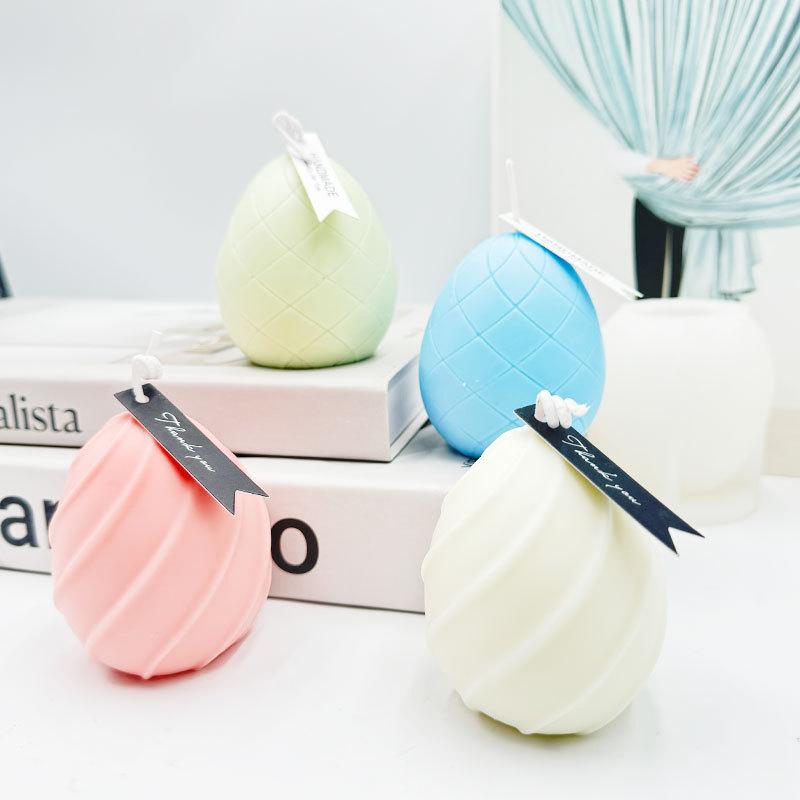 Easter Egg Candle Mold DIY Aromatherapy Candle Making Molds DIY Craft Silicone Mould