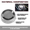 Console Multimedia Knob Switch Button Cover Trim For BMW 1 2 3 4 5 7 X1 X3 X4 X5 X6 7-Button Idrive (Crystal)