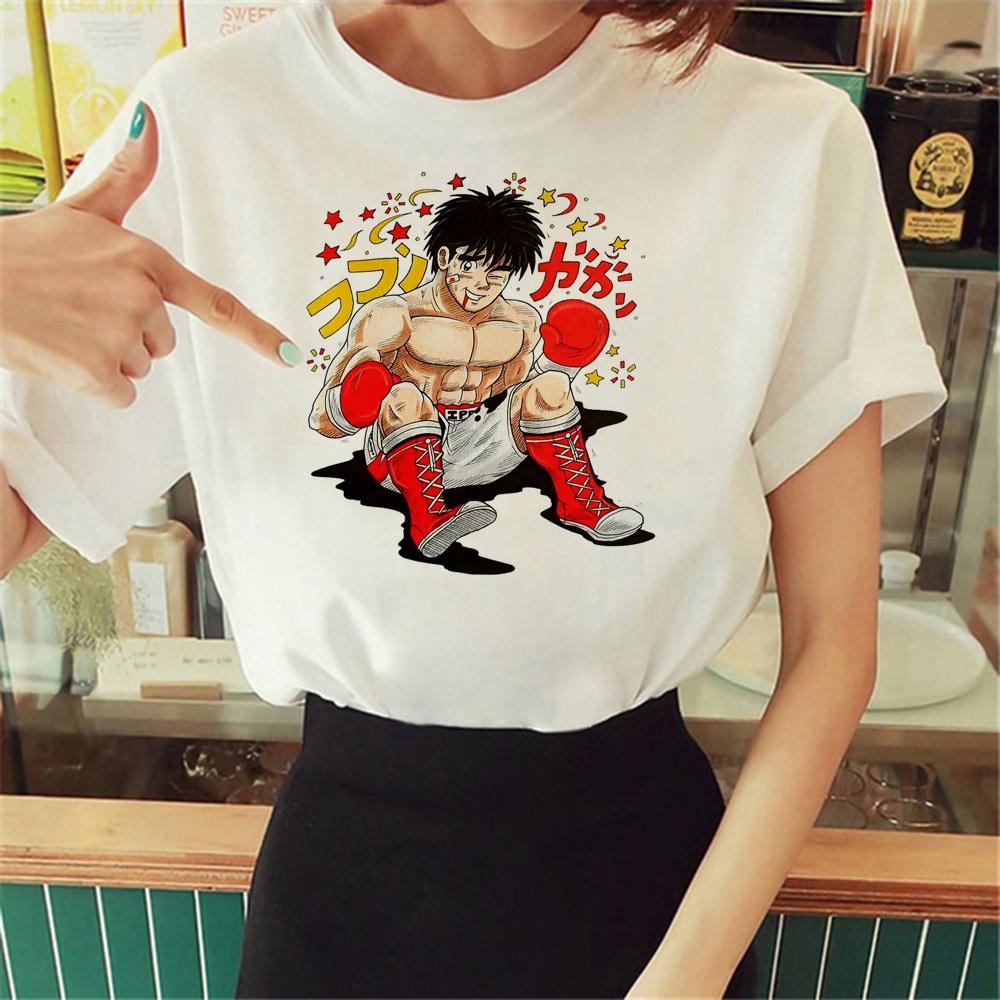 Hajime No Ippo top women designer summer t-shirts female y2k clothes