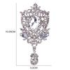 European & American Crystal Teardrop Brooch Zircon Pin Accessory
