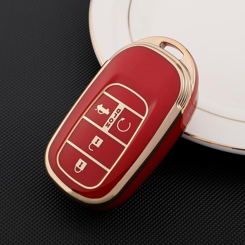 4 Buttons New TPU Car Remote Key Case Cover Shell For Honda Civic 2022 Protector Holder Fob Keyless Accessories