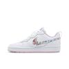 Nike Court Borough Low 2 SE Grade School 'Floral Swoosh' (Unisex) White / Light Arctic Pink / Multi-Color Kids' Skateboarding Shoes CK5426 100