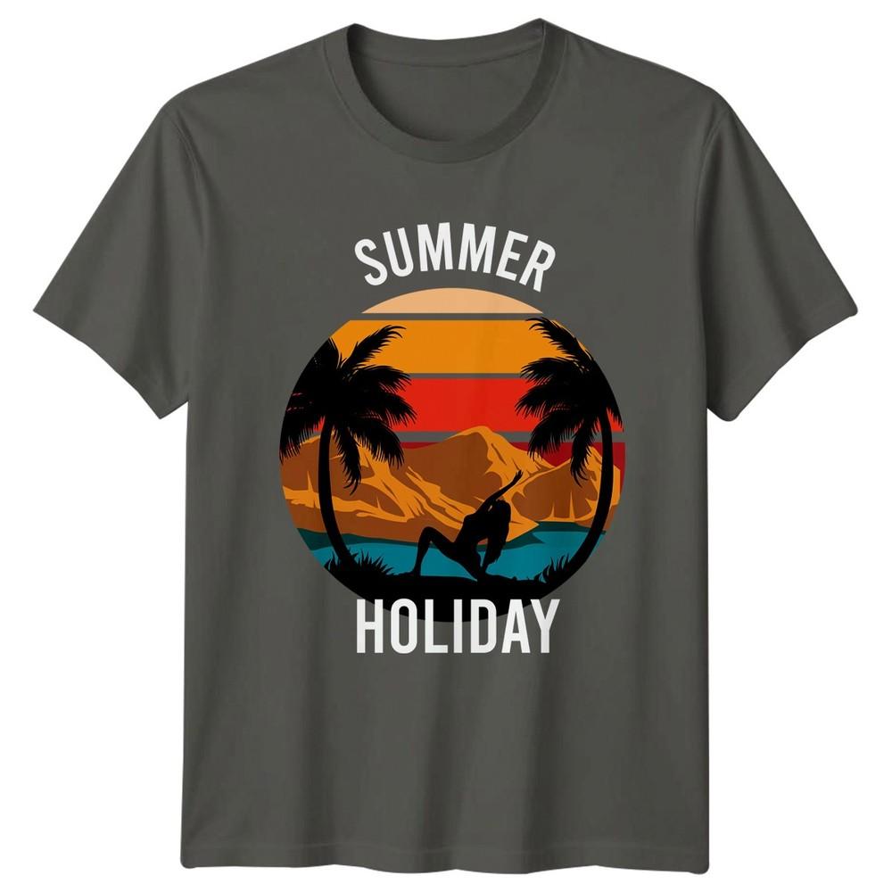 Summer Holiday Unisexs TShirt Beach Tropical Yoga Travel Birthday Gift For Her S
