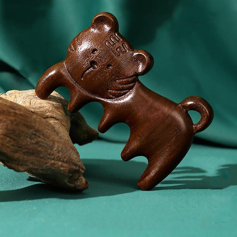 Animal Shaped Body Meridian Massage Comb Sandalwood Meridian Combs  Health Care
