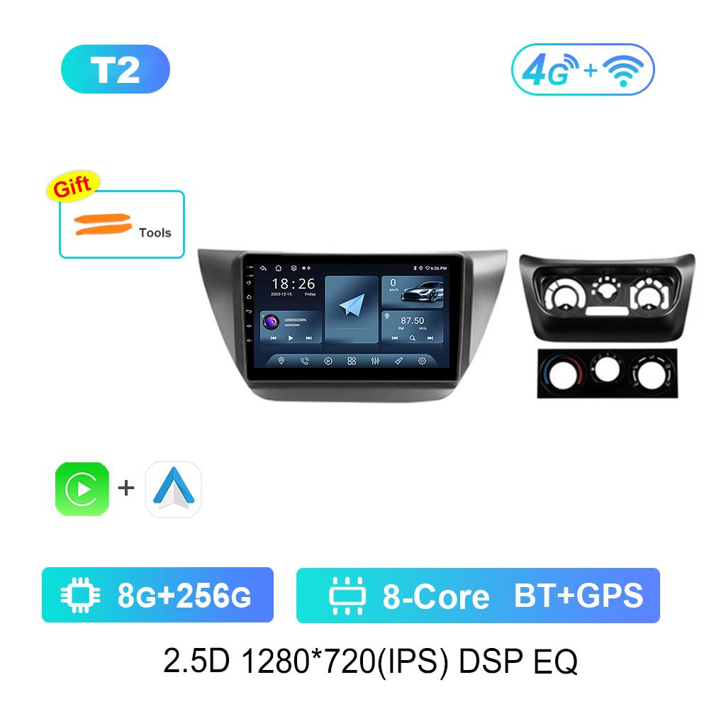 Car Radio Multimedia Player Android System for Mitsubishi Lancer 9 CS 2000 - 2010 DSP Stereo Navigation GPS IPS Touch Screen 4G